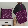 thumbnail image 5 of Soimoi Poly Georgette Fabric Leaves & Magnolia Floral Decor Fabric Printed Yard 52 Inch Wide, 5 of 5