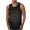 thumbnail image 1 of Qertyioot Gilet d'Été Ample pour Hommes, Imprimé Sport, Col Rond, Mode Décontractée, 1 of 4