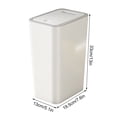 thumbnail image 4 of Bathroom Trash Can Trash Can for Bathroom Trash Can with Lid Garbage Can with Press Lid Plastic Wastebasket with Popup Lid for Toilet Office Bedroom Trashcan Trash Can with Lid, 4 of 5
