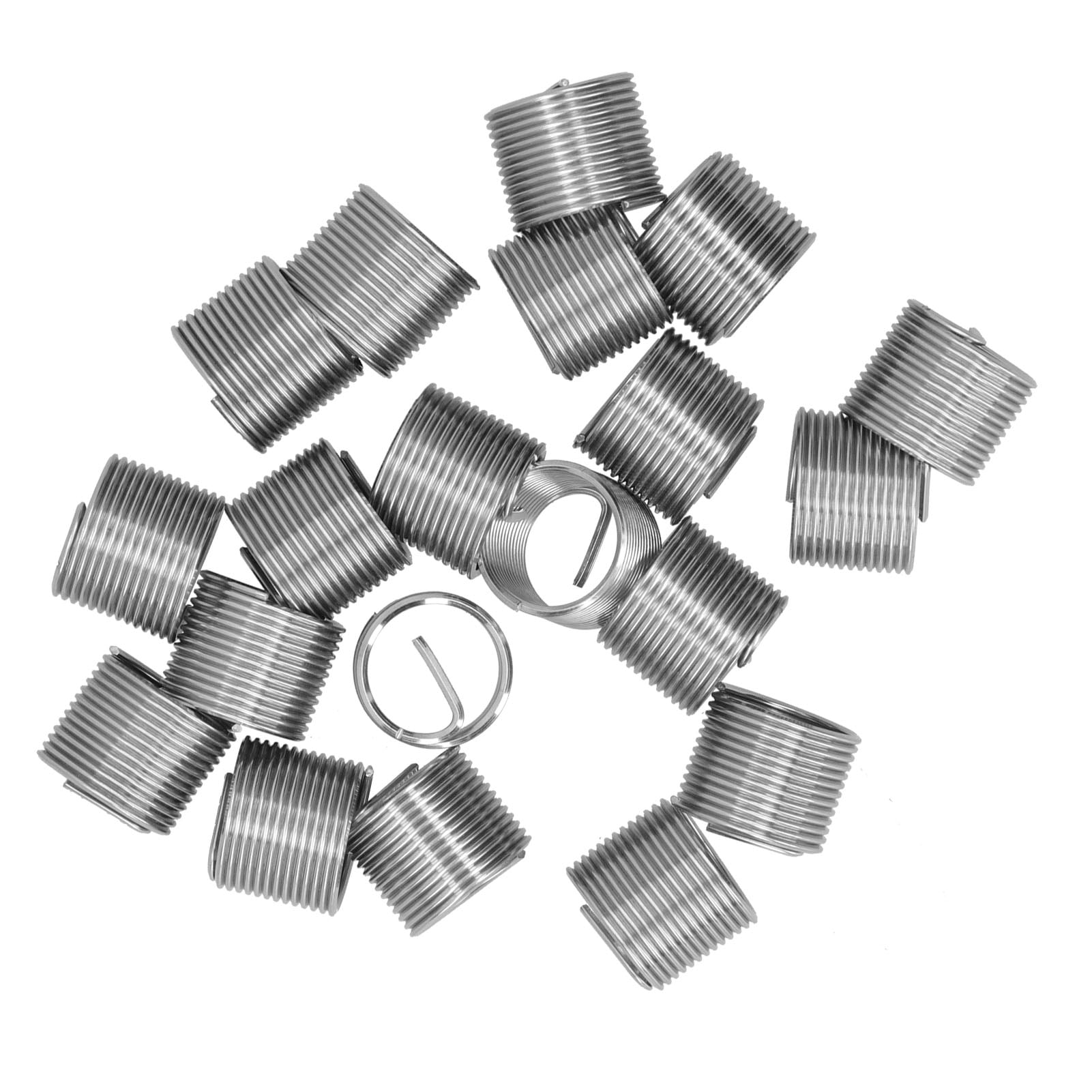 Thread Repair Kit M14 X 1.25, Spiral Circle Insert Nut Repair Tool with SUS304 Material for Hydraulic Machinery, Welding, Auto Parts