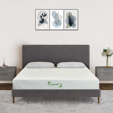 ViscoLogic 10 Inch Luxury Comfort Memory Foam Twin Mattress, Medium Firm,  Cool Sleep & Pressure Relief, CertiPUR-US® Certified Foam, Twin