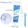 thumbnail image 3 of 3Pcs Refrigerator Drawer Strong Adhesive,Glue for Refrigerator,Fast Drying Silicone Adhesive Sealant Hard Plastic Inner Wall Drawer Panel Refrigerator Shelf Fixed Adhesive Glue, 3 of 5