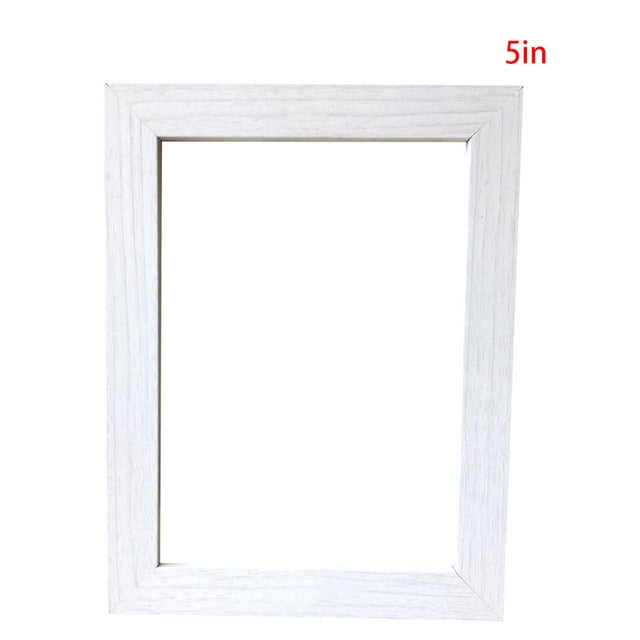 Wooden Wall Picture Frame Living Room Bedroom Hallway Scene Photo Family Photograph Storage Frame 5 Inch