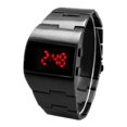thumbnail image 3 of Watch Heavy Duty Electronic Date Simple Week Alloy Wrist Watch Black red light, 3 of 7