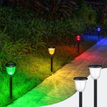 Boovnll Solar Lights Outdoor , Water-Resitant, Led Lighting Solar Powered Outdoor Lights Solar Garden Lights for Patio Yard (2Pack)