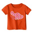 thumbnail image 3 of TZEWGL Tees For Child Round Neck Loose Short Sleeve Graphic Print Blouse For Newborns size 3-4T, 3 of 3