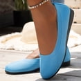 thumbnail image 2 of Dakaela Ballerines Chaussures Plates Femmes Habillées Bout Rond à Enfiler Ballerine Marche Mocassins à Petit Talon Compensé, 2 of 8