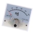 thumbnail image 1 of 0-500 Ammeter Analogue Panel, Amp Meter, Analog Current Panel, Milliampere Meter Accuracy Class 2.5, Size 2.52x2.20x2.05 Inch 0-500mA, 1 of 9