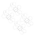thumbnail image 4 of Piège à Crabes, Outil de Capture Réutilisable en Acier Inoxydable avec 6 Anneaux et Corde en Nylon pour Crabes, 4 of 7