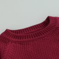 thumbnail image 4 of Baby Girl Boy Knit Pullover Sweater Fall Winter Warm Sweatshirt Tops with Pocket, 4 of 6