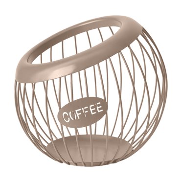 Organisateur de Dosettes de Café en Métal à Grande Capacité, Étagère de Rangement de Comptoir pour Capsules Nespresso, Accessoire pour Station de Cuisine