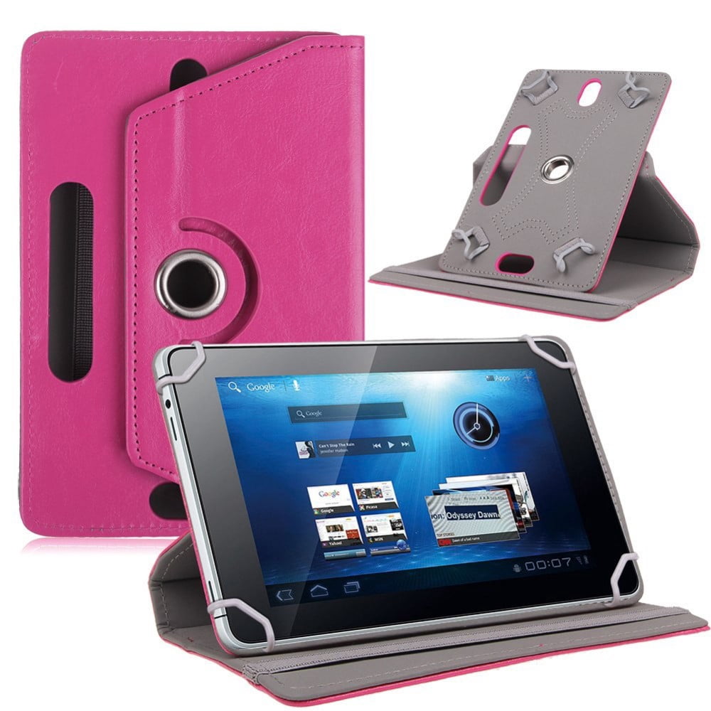 Back To School Electronics Universal Tablet Case for 7 Inch Tablet, Premium Pu Leather Stand Case Protective Cover with Multiple Viewing for 7" Touchscreen Tablets Home Essentials