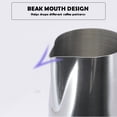 thumbnail image 3 of 12/20oz Milk Frothing Pitcher with Temperature Display Stainless Steel Milk Frother Pitcher Jug Cup for, 3 of 8