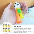 thumbnail image 2 of HLONK Fans Cheering Horn Air Pump Football Whistle Referee Props Toy for Kids Plastic 10 Pcs, 2 of 6
