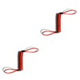 thumbnail image 3 of mmirethe Motorcycle Anti-lost Security Alarm Spring Ropes Lanyards Portable Scooter Reminder Cables Accessories 1.38 Meters Red 2Set, 3 of 6