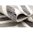 thumbnail image 5 of Rug Branch Montage Collection Modern Abstract Runner Area Rug (2x12 feet) Abstract - 2'3" x 12', Grey, 5 of 5