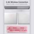 thumbnail image 2 of Mofii 2.4G Wireless Keyboard Mouse Combo 68 Keys Wireless Keyboard Ergonomic Mouse 3-gear Adjustable DPI, 2 of 8