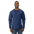 thumbnail image 1 of Jerzees T-Shirt à Manches Longues pour Hommes DRI-POWER Active à Col Ras du Cou, L, J Bleu Marine, 1 of 3