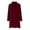 Wine, variant on cfhntfmh Casual Dresses for Women Comfy Fleece Long Sleeve Knee Length Dress Fall Soft Mock Neck Lounge Sweater Dress