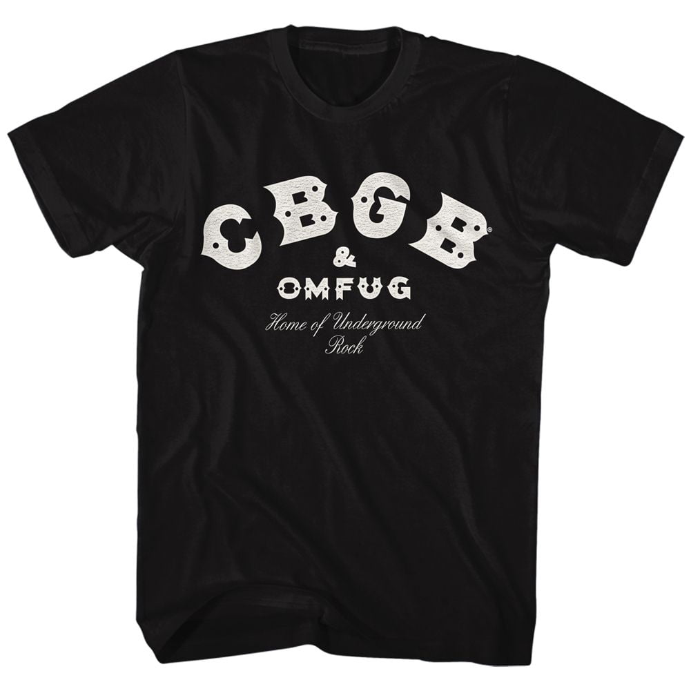 CBGB Classic Logo T-Shirt Noir pour Adulte