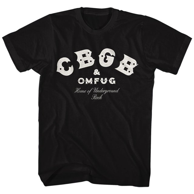 CBGB Classic Logo T-Shirt Noir pour Adulte