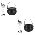 thumbnail image 3 of yingyy Halloween Witch Cauldrons Fog Maker Spooky Mist Effect Festive Decorations Safe To Wide Application silver US Plug 2Set, 3 of 6