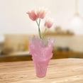 thumbnail image 3 of Siruishop Multi Horses Shaped Vase Creative Design for Dining Table Living Room Mantle Pink, 3 of 8