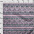 thumbnail image 2 of oneOone Viscose Chiffon Fabric Leaves & Floral Block Printed Fabric 1 Yard 42 Inch Wide, 2 of 4