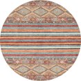 thumbnail image 1 of Ahgly Company Tapis d'Intérieur Ronds Abstraits Beige Brun, Tapis de Zone Abstraits, 3 Pieds Rond, 1 of 6