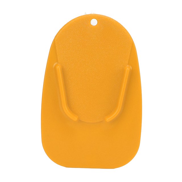 Plaque de Support Latéral pour Moto, Stable Antidérapante Résistante à l'Usure Compacte Robuste avec Béquille Durable pour Moto Orange