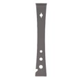 thumbnail image 2 of Lifter and Scraper, Flat Pry Bar Gray Practical with Nail Puller for Woodworking, 2 of 7
