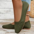 thumbnail image 2 of Dakaela Womens Mary Jane Flat Shoes Square Toe Mesh Breathable Slip on Work Flats Summer Walking Shoes, 2 of 8