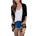 thumbnail image 1 of Long Sleeve Cardigan For Women Fall Open Front Cardigan With Pockets Casual Duster Lightweight Cardigan Sweater, 1 of 4