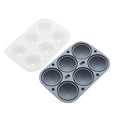 thumbnail image 2 of PEONAVET Ice Cube Six Ice Hockeys Trays, 2 of 5