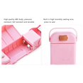 thumbnail image 3 of 2 Pcs Portable Mini Scellant Sac de Chaleur à la Maison en Plastique Snacks Sac Scellant Machine Emballage Alimentaire Sac de Rangement de Cuisine Clips, Rose, 3 of 5