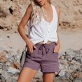 thumbnail image 4 of Shorts for Women, High Waist Straight Sports Loose, 4 of 7