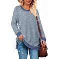 thumbnail image 2 of Fall Sweaters for Women  Long Sleeve Tunic Tops for Leggings, 2 of 5