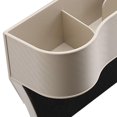 thumbnail image 4 of mmirethe Gap Filler Organizer High Performance with Cup Holder Beige Left 1Set, 4 of 6