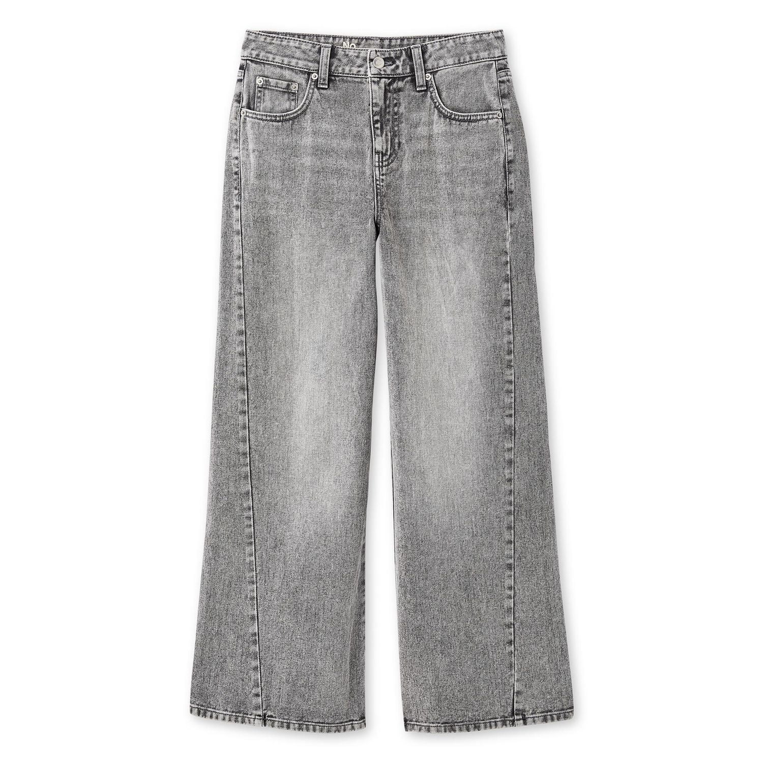 Jean à jambe large et taille mi-haute No Boundaries pour femmes