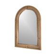 thumbnail image 3 of Rattan Natural Arched Mirror, 24x36", 3 of 7