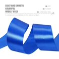 thumbnail image 3 of ORUYROP 1-1/2 Inch Wide Double Face Satin Ribbon-25 Yards，Gift Bag Decoration Wedding Chair Back Handmade Bow (Royal blue), 3 of 7
