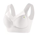thumbnail image 1 of ManxiVoo Wireless Comfort Bras Full Coverage Minimizer with Adjustable Straps and Side Support for Everyday Wear Smooth T-Shirt Design XXXXL Size White, 1 of 7
