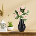 thumbnail image 3 of Meitianfacai Simulated Bouquet Of Home Decoration Flowers Simulated Rose Bouquet Of Small Handlebars Of Roses, Pink, 3 of 7