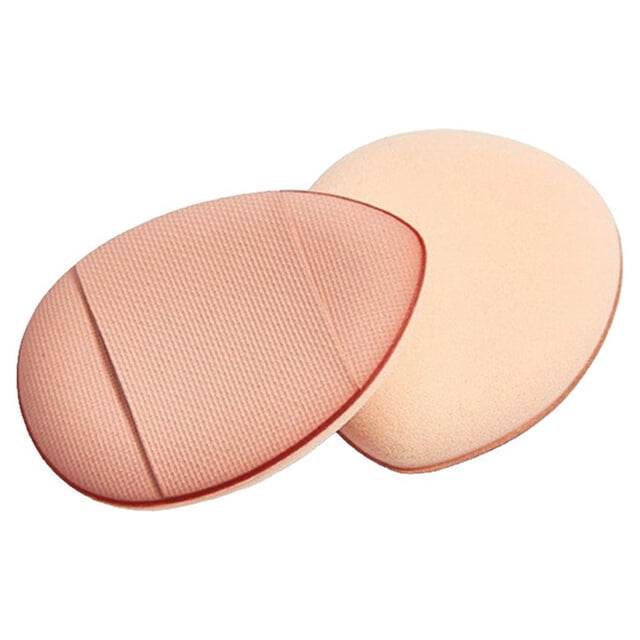 Female Facial Powder Foundation Puff Reusable Make Up Dry Wet Concealer Sponge Cosmetics Universal Household Professional Light Brown