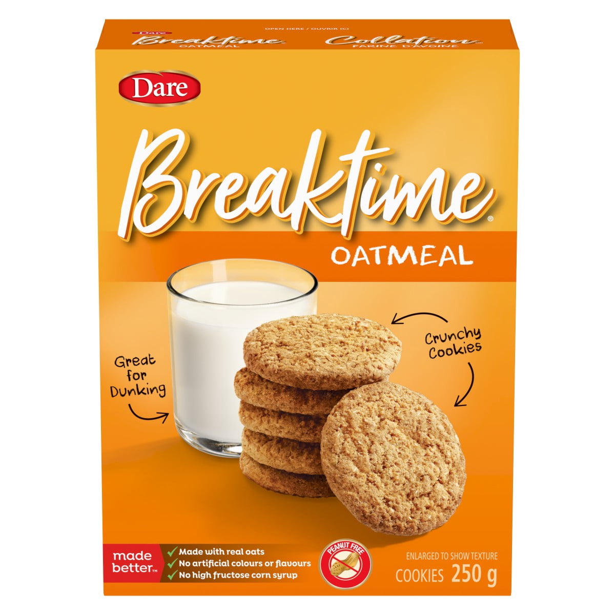 Breaktime Oatmeal 250g, Dare Cookie