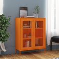 thumbnail image 1 of vidaXL Armoire de Rangement Orange 80x35x101,5 cm Acier, 1 of 5