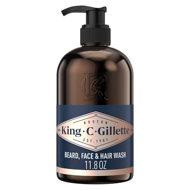 King C. Gillette Nettoyant 3 en 1 pour la Barbe, le Visage et les Cheveux avec le Parfum Signature King C. Gillette