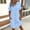 Blue, variant on Gspmoly Summer Dresses, Ladies' Printed Style Long Sleeved V-Neck Dress Wedding Dresses for Women Clearance
