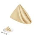 thumbnail image 2 of MVRLSH Napperons de Cuisine 1PCS Serviettes en Tissu 43*43cm Serviettes de Table Lavables pour Restaurant Mariage et Vacances Serviettes Réutilisables Champagne, 2 of 9