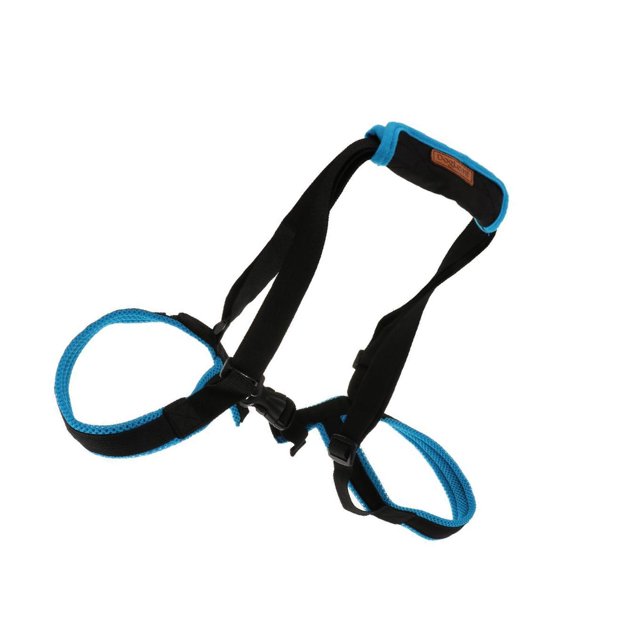 relayinert Dog Leg Auxiliary Belt Lift Harness Harness Aid Mobility Support Blue M 1Set